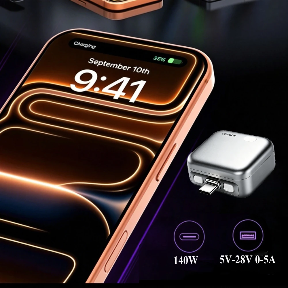 Type-C Fast Charging Adapter with Full Charge Auto Cut-Off &