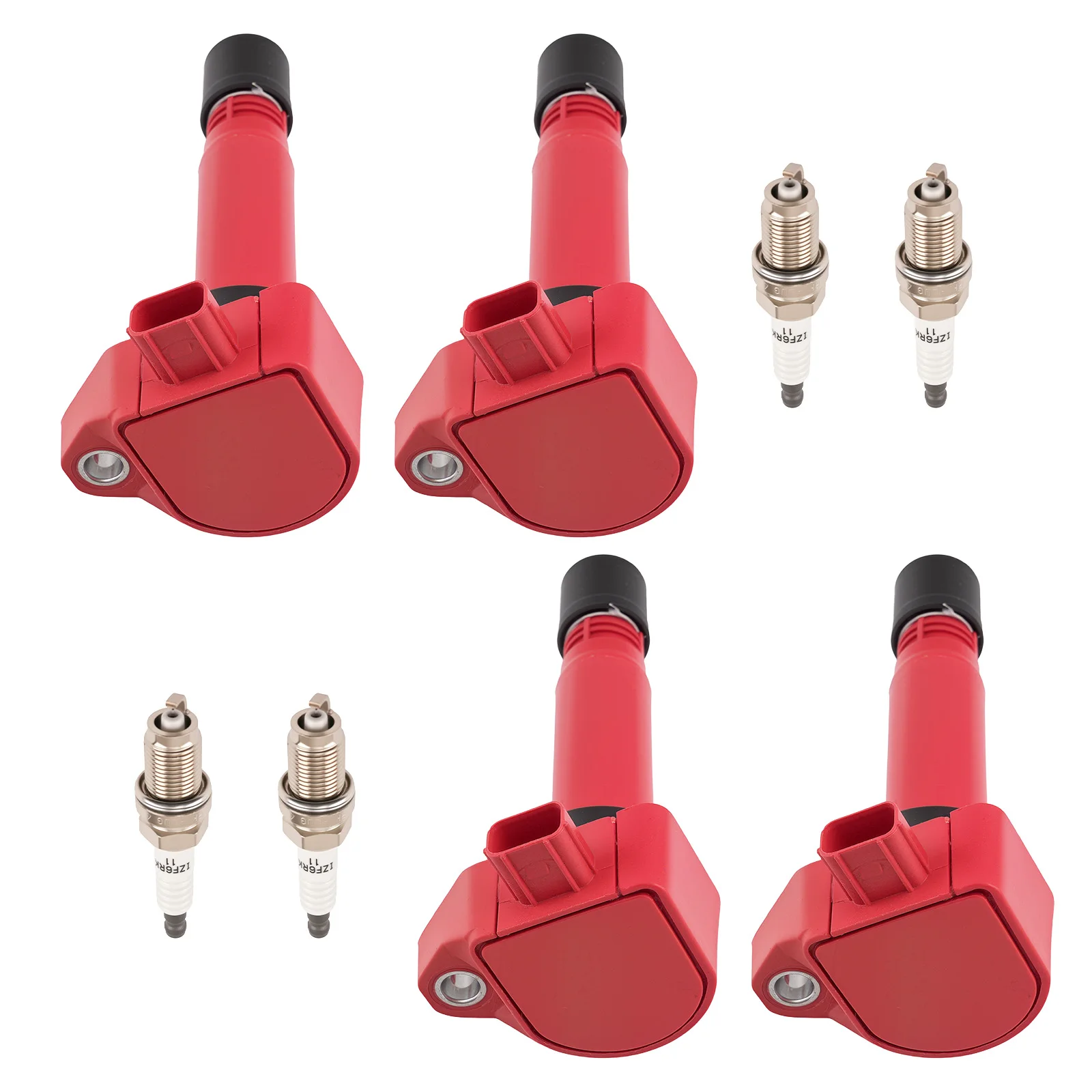 

4x Ignition Coil + Iridium Spark Plug for 2006-2011 Honda Civic L4 1.8L