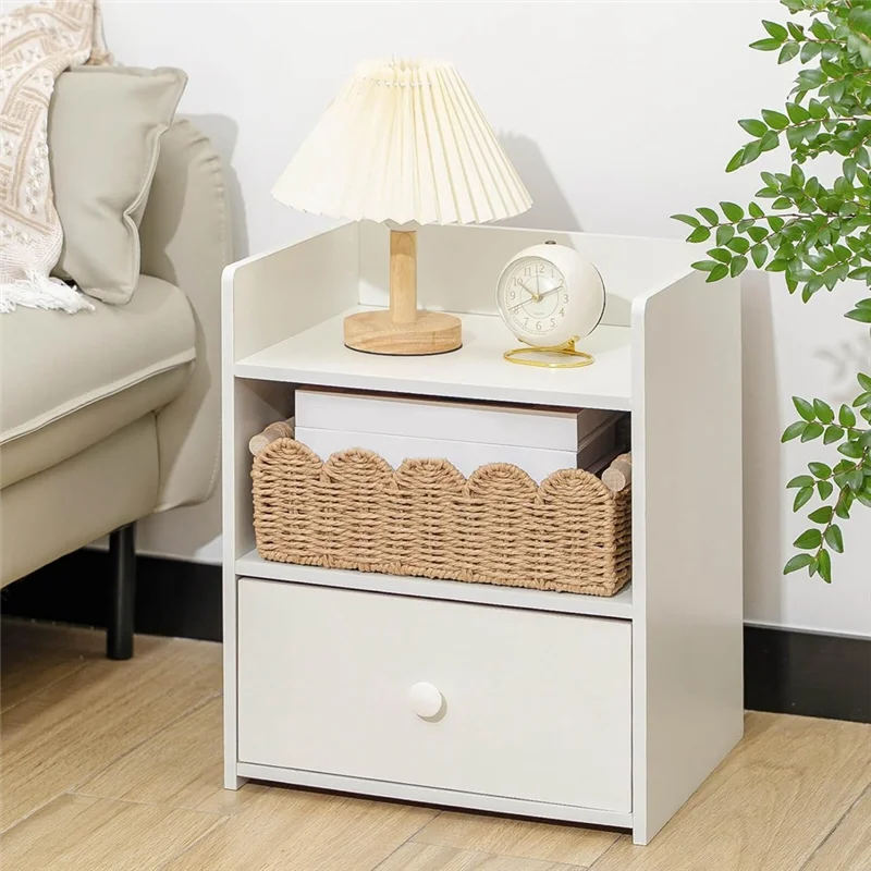 

RALCA-For Home For Over Toilet Storage Shelf Rope Scalloped Edge Decorative Baskets 2Pcs For Living Room, Bedroom Toilets Basket