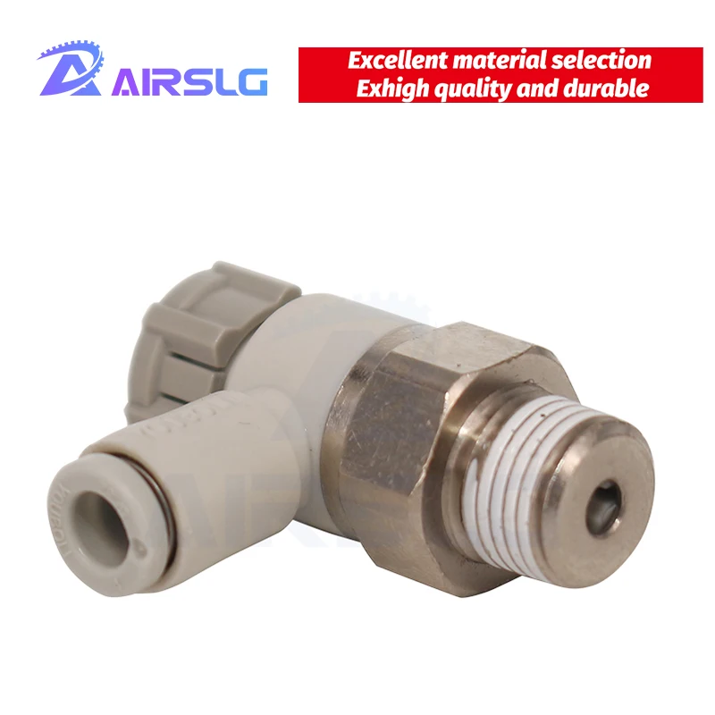 Speed Controller mit One-touch-Fitting AS1201F-M5-04A AS1201F-M5-06A AS2201F-01-04AS AS2201F-01-06SA AS2201F-01-08SA 01-10SA