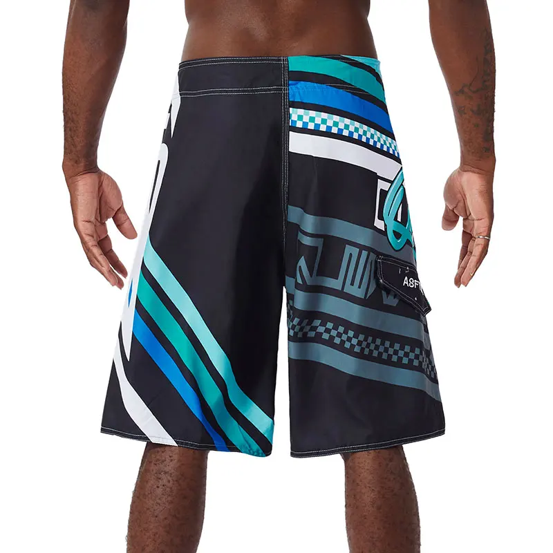 New Summer men\'s shorts casual breathable jogging fitness pants men loose printed board shorts surf beach pants swimming trunks