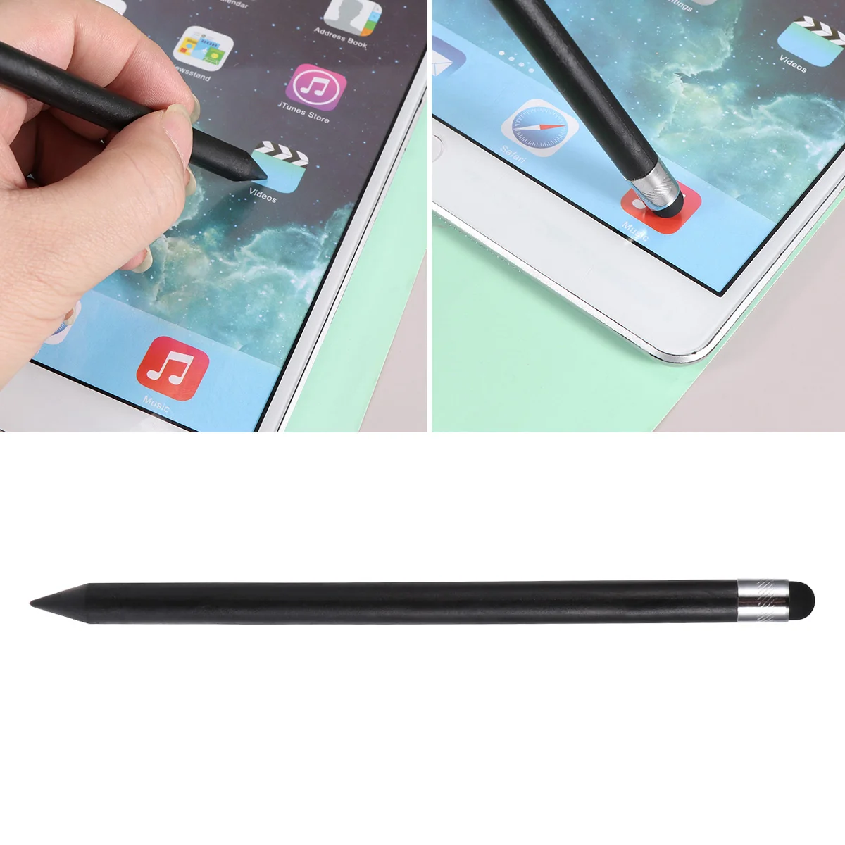 

High Precision Stylus Multipurpose Touch Pen Writing Capacitive Stylus for Phone Tablet (Black) Touch Screen Pen