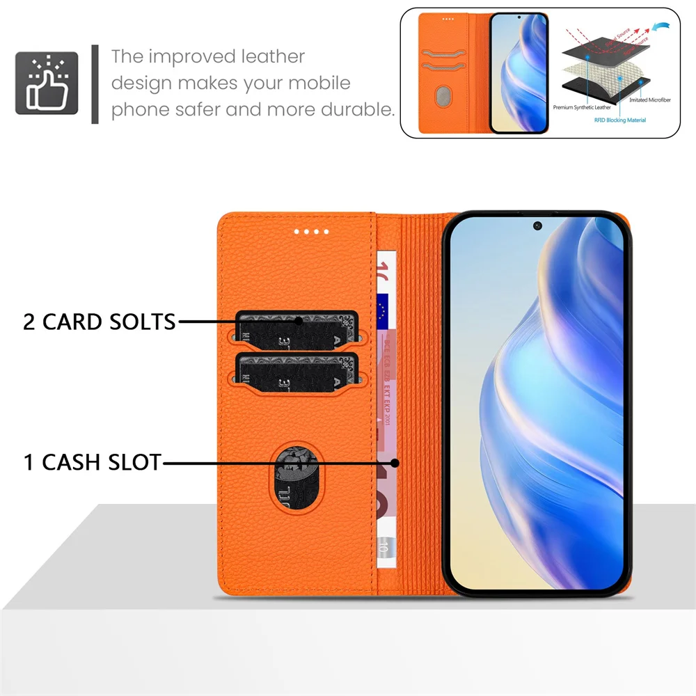 Флип-кожаный чехол для телефона Google Pixel 6 7 8 9 Pro XL 9A 8A 7A 6A Матовый чехол-бумажник 5A 5XL Чехол-держатель Фото №4