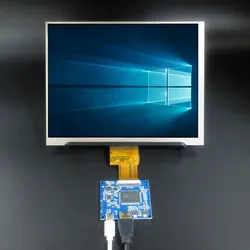 Placa de Control de controlador de pantalla LCD IPS de 8 pulgadas HJ080IA-01E Mini Monitor Compatible con HDMI para Raspberry Pi Banana Pi PC TV Box