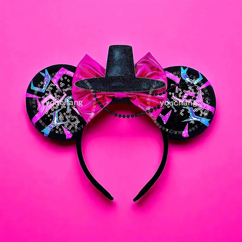 Kpop شيطان هنتر هيرباند اكسسوارات Kawaii جديد الإبداعية القوس هيرباند هدية عيد الميلاد