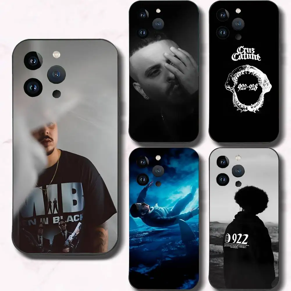 Singer Cruz C-Cafune Phone Case Black Silicone Soft Shell For IPhone 17 16 15 14 13 12 11 Air Pro Max Plus Hot Sale