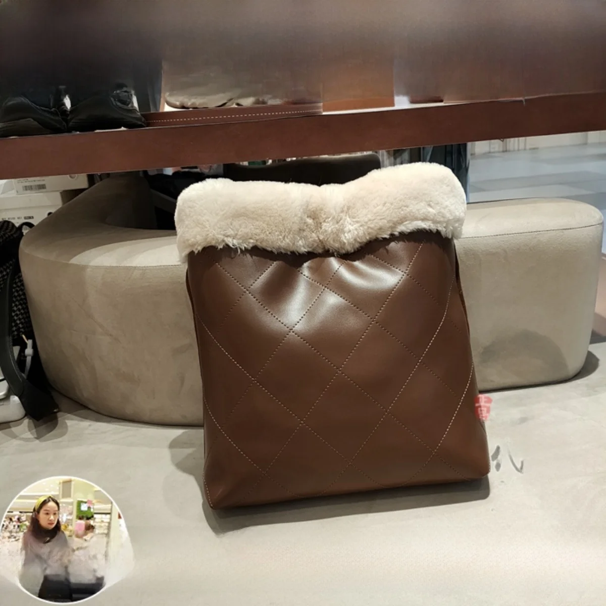 

Belle Winter 2024, большая сумка-тоут в стиле ретро, женская сумка на одно плечо, 775C, модные молодежные кожаные товары