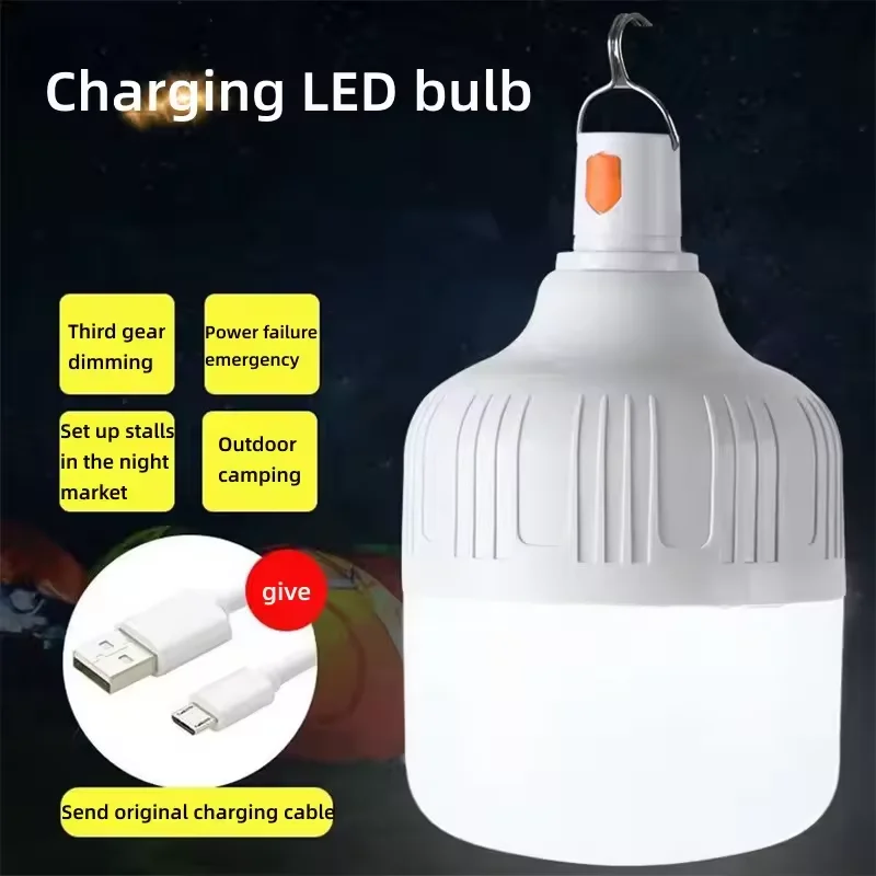 

ZK40 mixxar 100W Camping Light USB Rechargeable LED Light Emergency Bulb Tents Lighting Camping Equipment Bulb Portable Lanterns