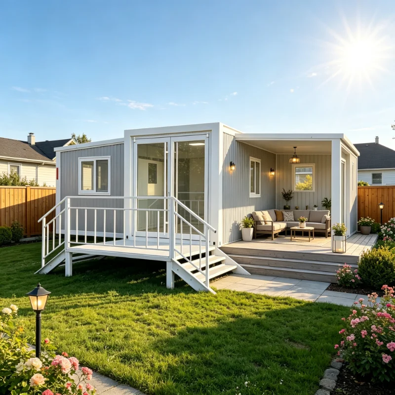Prefab Modular Expandable Container House 2-3 Bedrooms Outdoor 20ft 40ft Portable Temporary Tiny House Expandable House