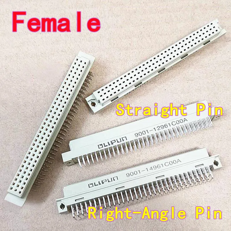 2 قطعة 2.54 مللي متر الملعب النمط الأوروبي المقبس نماذج 9001-11961C00A 12961 13961 14961 3-الصف 32 دبوس مستقيم والزاوية اليمنى دبوس رؤوس #3