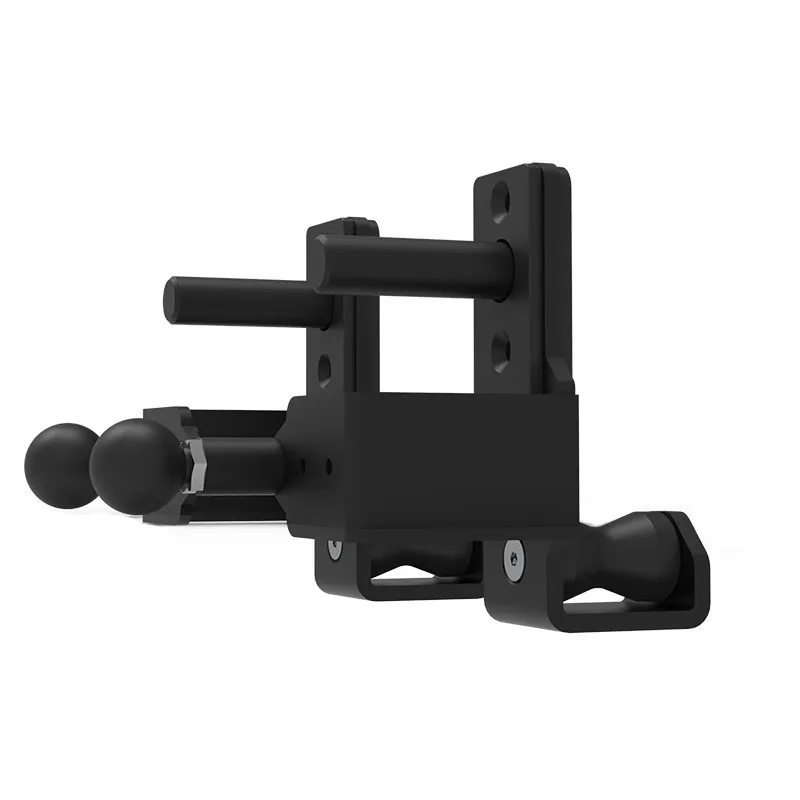 Barbell J-Hook Bracket with Lock, Roller Safety Spotter Arms, Squat Bench Press Safety Catch for Power Rack