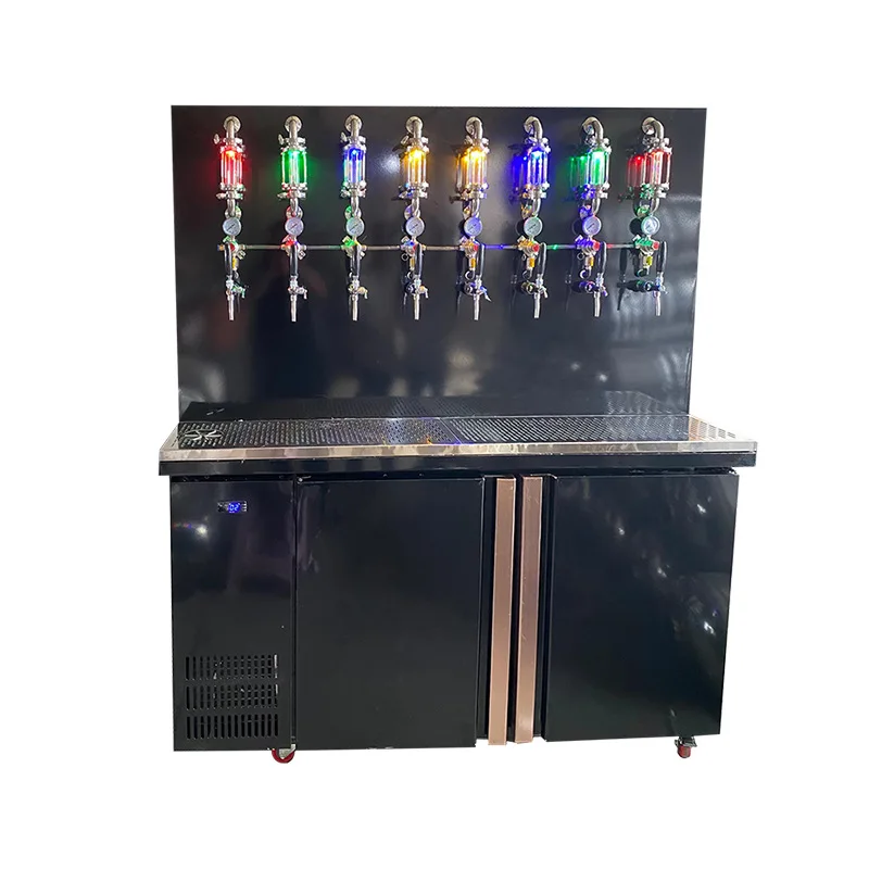 Stainless Steel Beer Wall Equipment, Commercial Air-cooled Beer Wall, Craft Beer Refrigeration and Preservation Machine