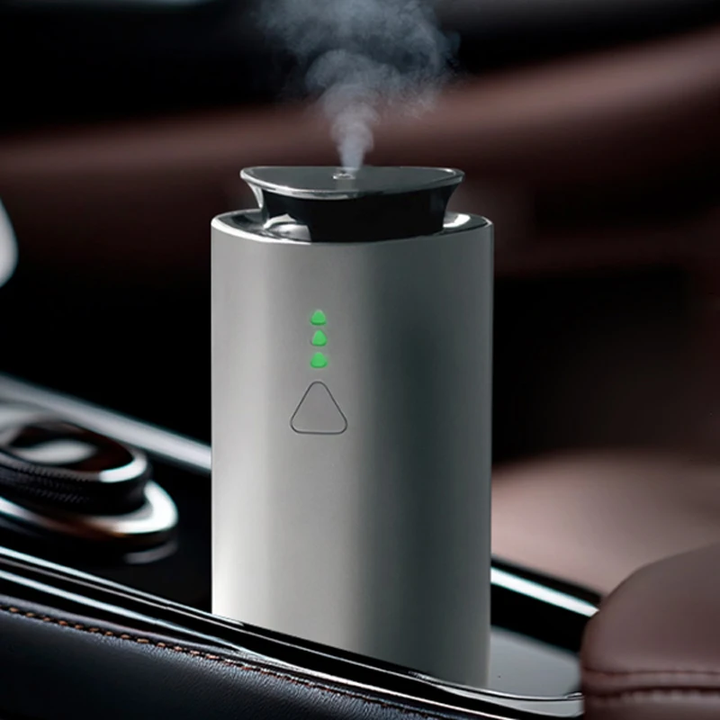 Car Diffuser Humidifier Auto Air Purifier Aromo Air Freshener USB Charging Electric Smell for Home Room Fragrance 1200mAh