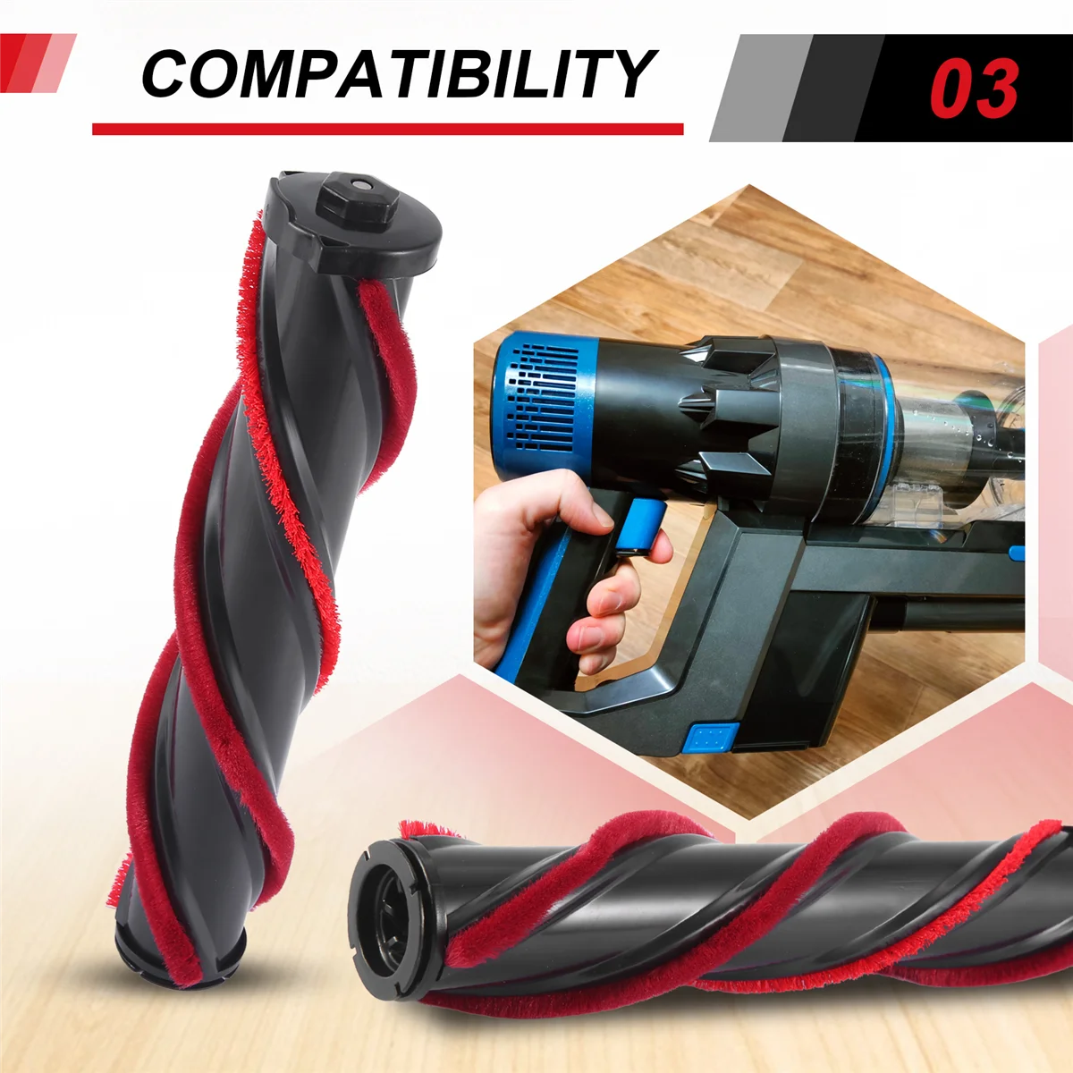 A17G аксессуары для щетки для домашних животных для Proscenic P11, ручной беспроводной пылесос, робот, основная щетка