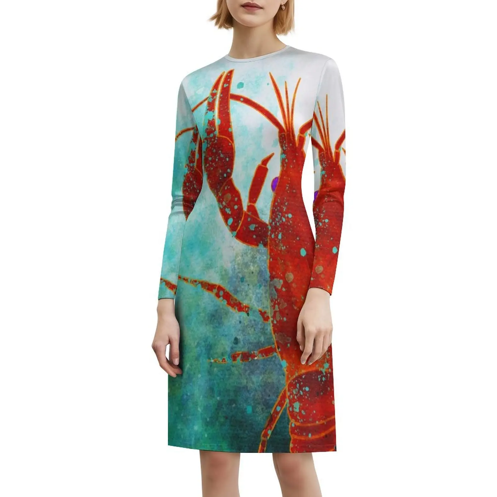 빅 올레 크라우다디 파 프롬 홈 보헤미안 시크 드레스 우아한 패션 비치 웨딩 파티 가운 오션 비치 루이지애나 크레이피쉬 파티