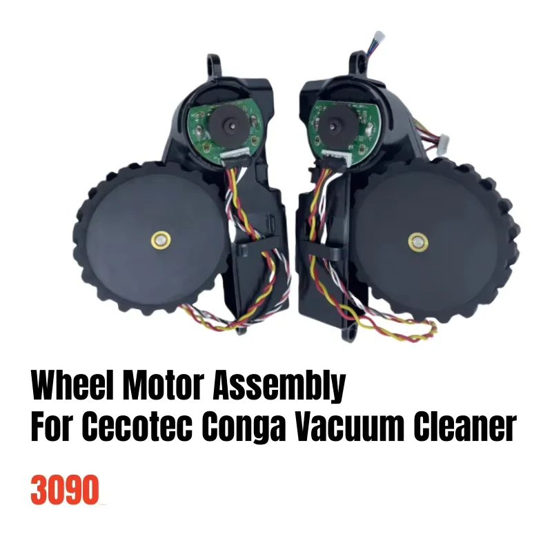 Piezas de Repuesto Originales para Aspiradora Cecotec Conga 3090, Conjunto de Motor de Rueda