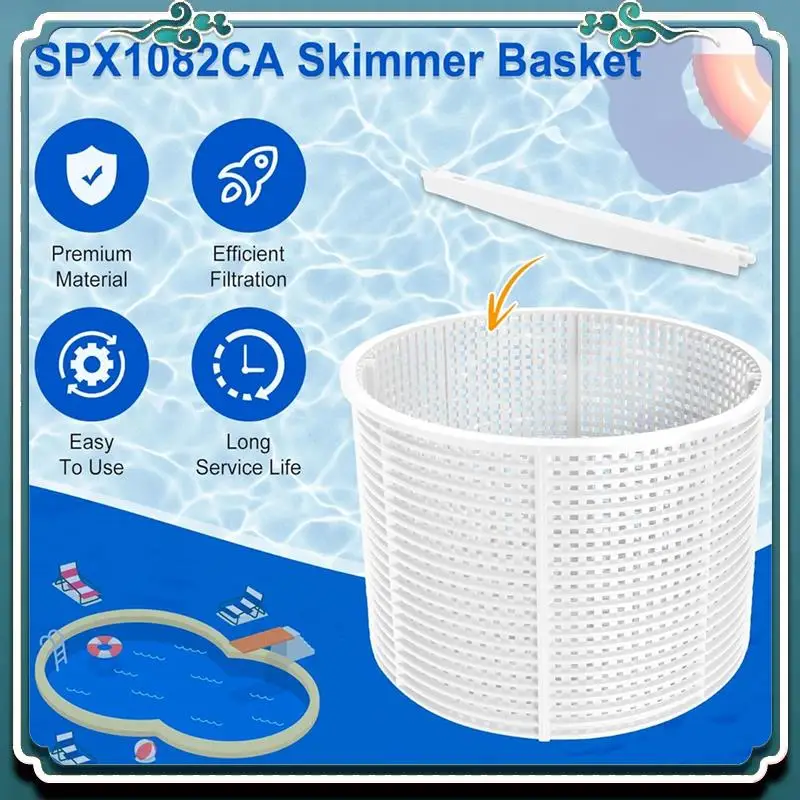 

Reliable SPX1082CA Skimmer Basket Replacement For Hayward Swimming Pool Skimmer, Filter Basket Assembly With Handle