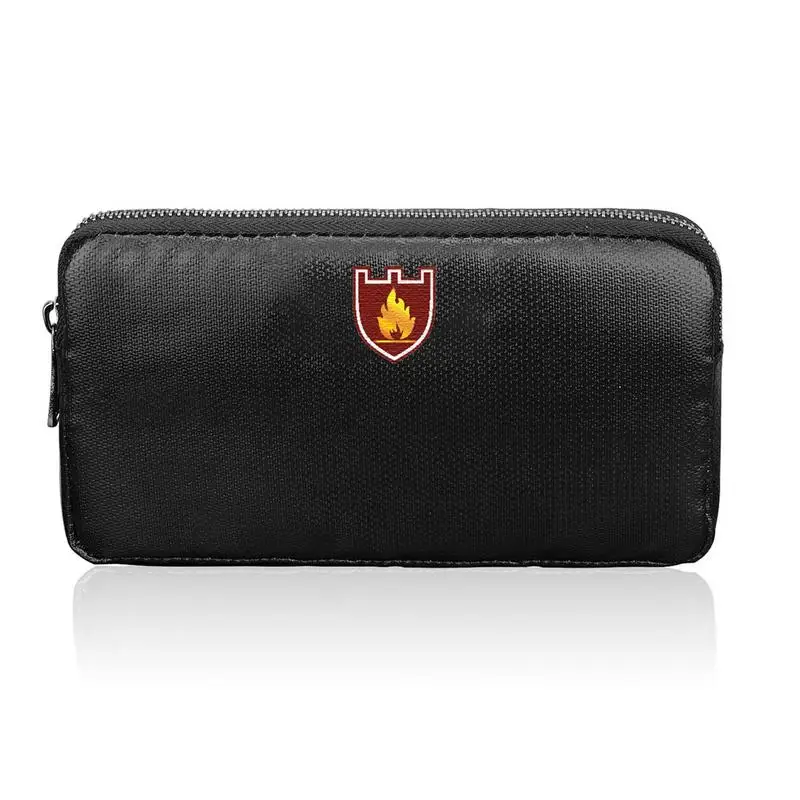 Fireproof Waterproof Document Bag Portable Envelope File Folder Cash Pouch Signal Blocking Bag Safe Money Bag For Home Office