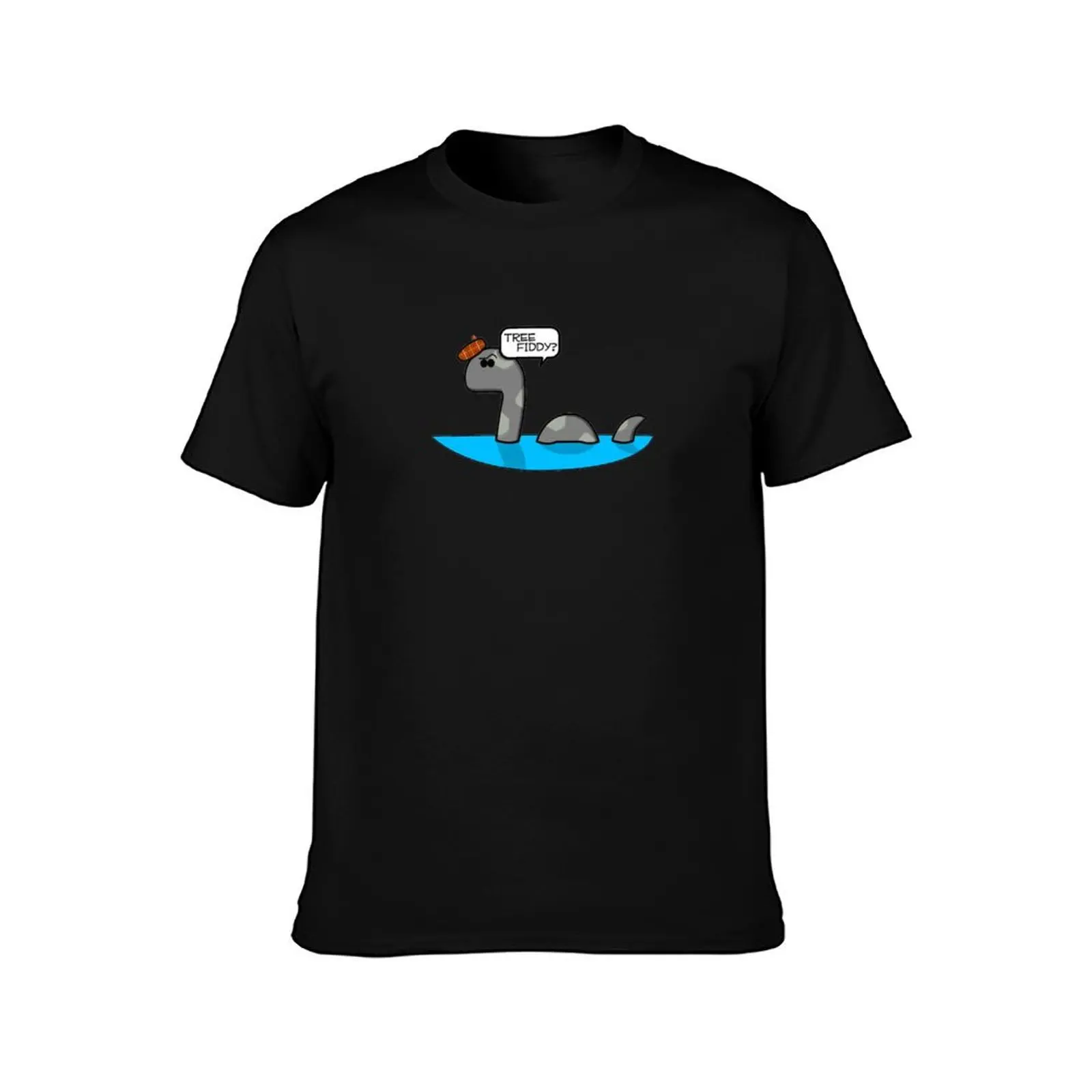 Tree Fiddy Loch Ness Monsta T-Shirt Plus Size Gym Sports T-Shirt