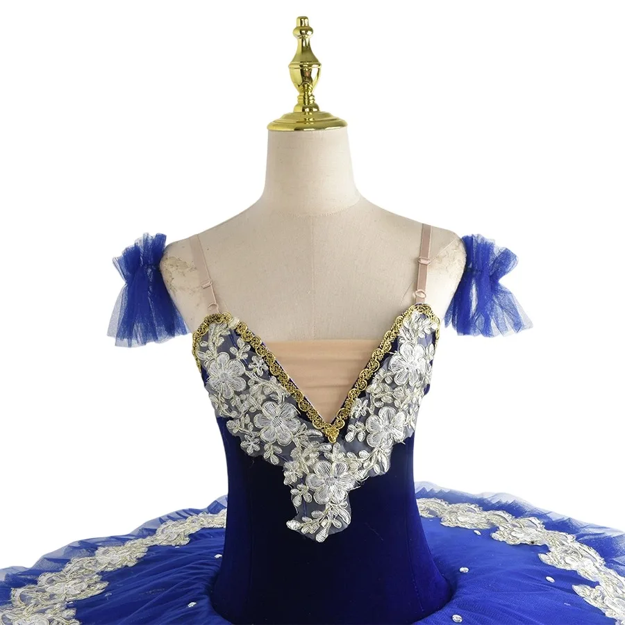 Blauw Volwassen Vrouwen Professionele Tutu La Esmeralda Ballet Tutu Platter Pannenkoek Tutu Jurk Meisjes Kids Ballerina Party Kostuum