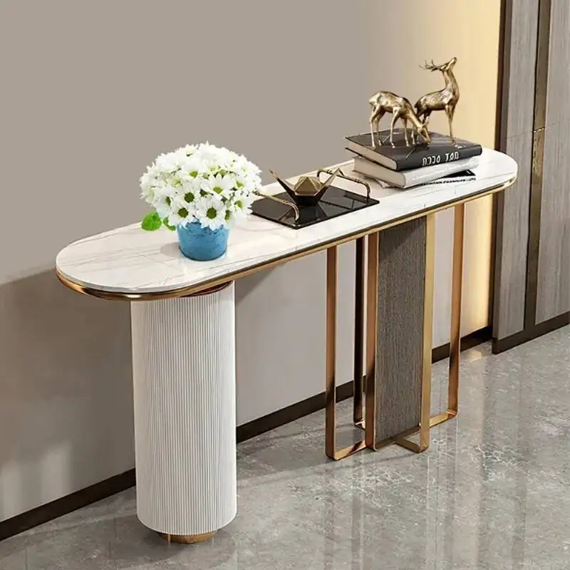 

Hallway Unique Trendy Luxury Table Nordic Elegant Portable Corner Table Minimalist Beauty Tabel Console Hallway Table Furniture