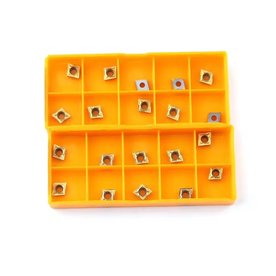 10pcs Carbide insert CCMT060204  CCMT060204 DY6020 inner round milling tool CNC blade lathe tools CCMT 060204 milling tool
