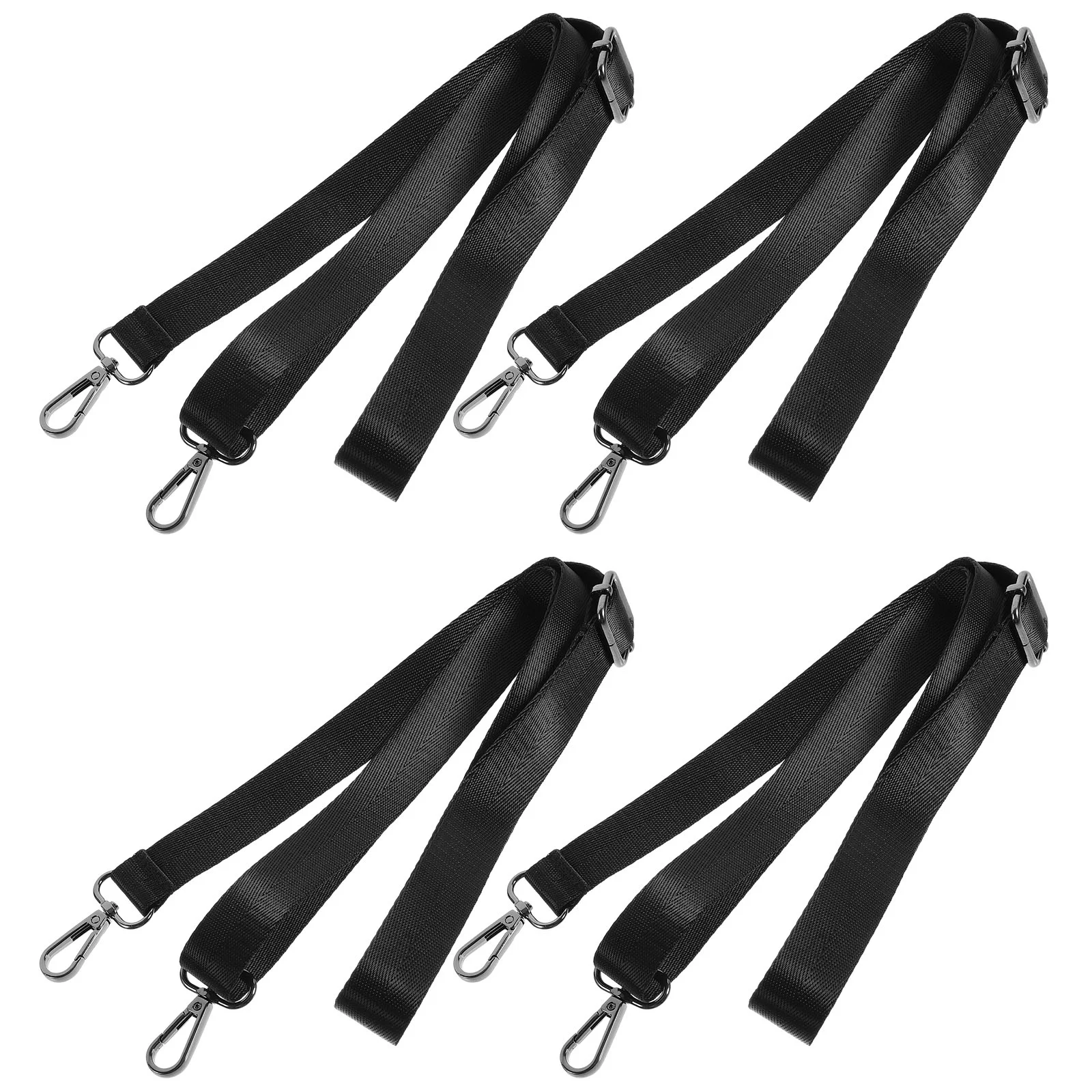 

4 Pcs Horse Blanket Leg Straps Elastic Belt Fixing Bands LED with Buckles Metal Adjustable Nylon Legs for