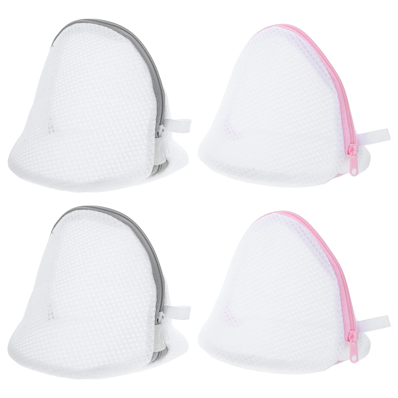 

4Pcs Bra Laundry Bags Mesh Zipper Reusable Wash Bags for Bras Underwear Socks Machine Washing Protection Lingerie Laundry Bag