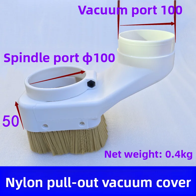 CNC-Spindle Dust Shoe Collector 70mm 75mm 80mm 85mm 90mm 100mm Dust Boot Cleaner for Spindle Motor Router Machine Cover