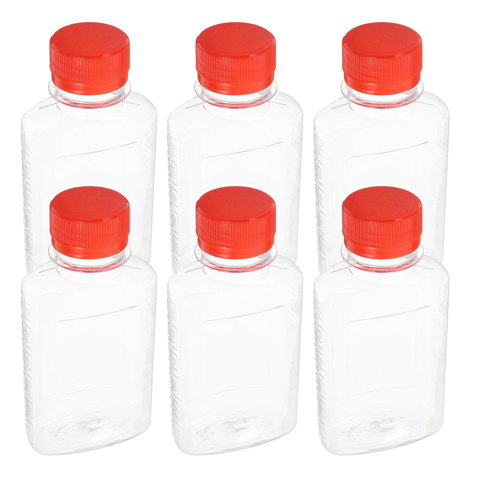 

Transparent Empty Bottle with Cap Juice Water Bottles Juicing Lids Plastic for Drinks Beer
