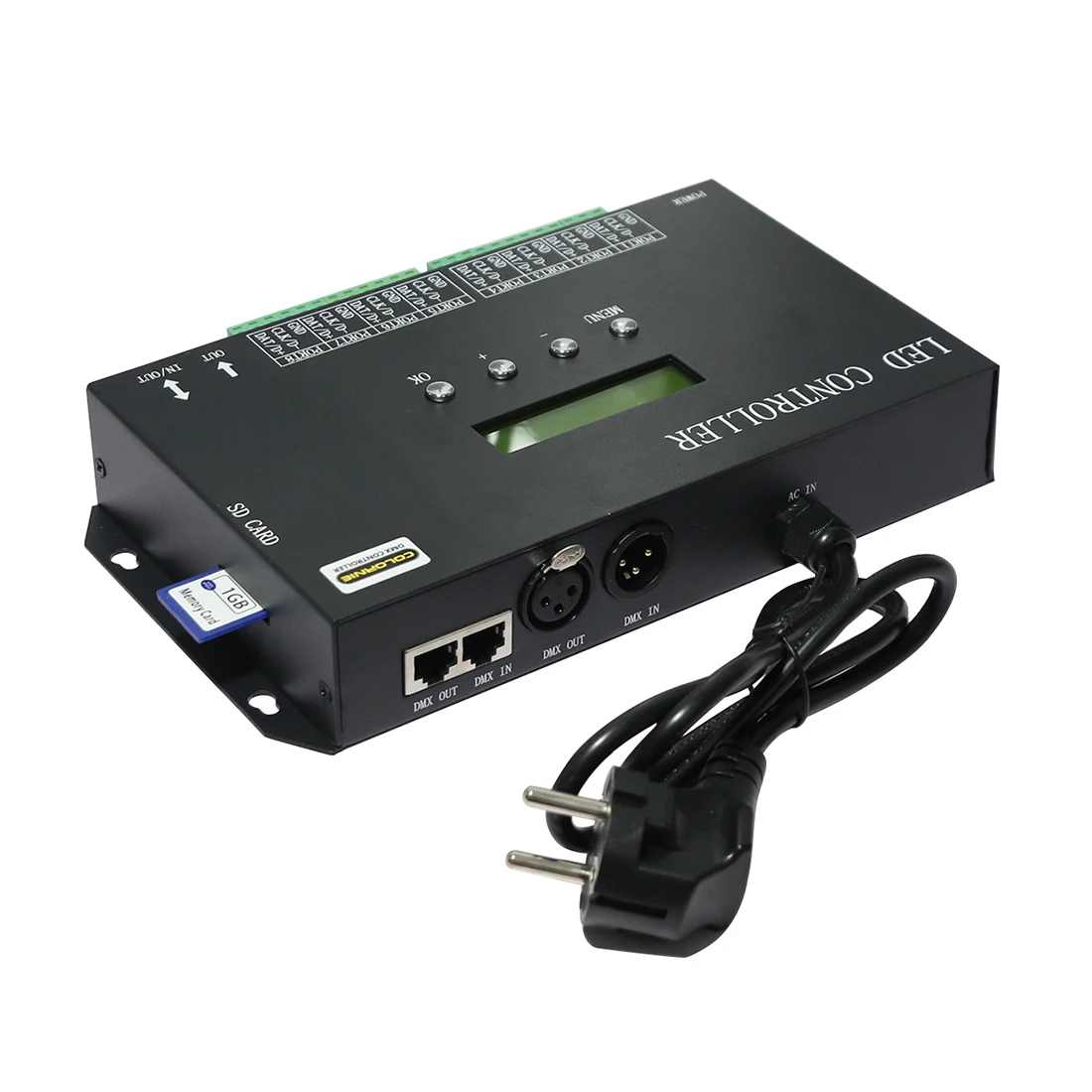 Imagem -06 - Madix Jinx 8port H807sa Novo Artnet para Spi Controlador para Luzes de Tira Led Ws2811 Ws2812 Ws2815 8160 Pixel