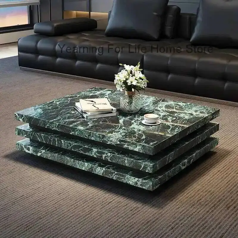

Aesthetic Modern Industrial Clear Mechanism Coffee Table Living Room Side Table Luxury Center Meubles Lounge Suite Furniture