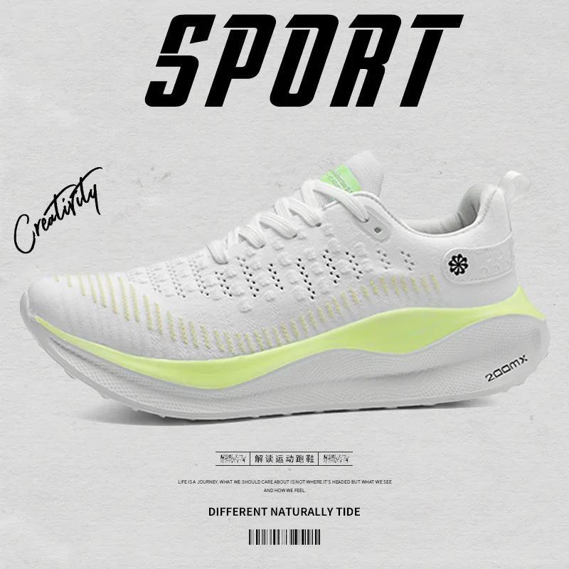 

Men's sports shoes, lightweight carbon plate racing running shoes, winter shock absorption, anti slip, wear-resistant, breathabl