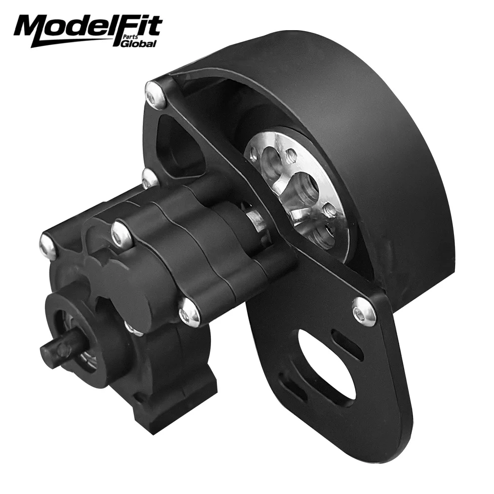 Aluminum Transmission Gearbox Upgrade Part For 1/10 RC Crawler Axia SCX10 SCX10 II 90046 90047 Wraith AX10 Vanquish VS4-10