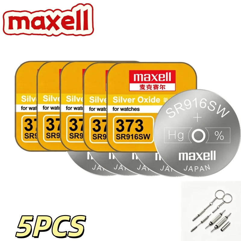 1-10PCS Maxell SR916SW 373 Zilveroxide Knoopcel Anti-Lek Lange Levensduur Niet-Oplaadbare Batterij Voor Horloges Speelgoed Elektronica