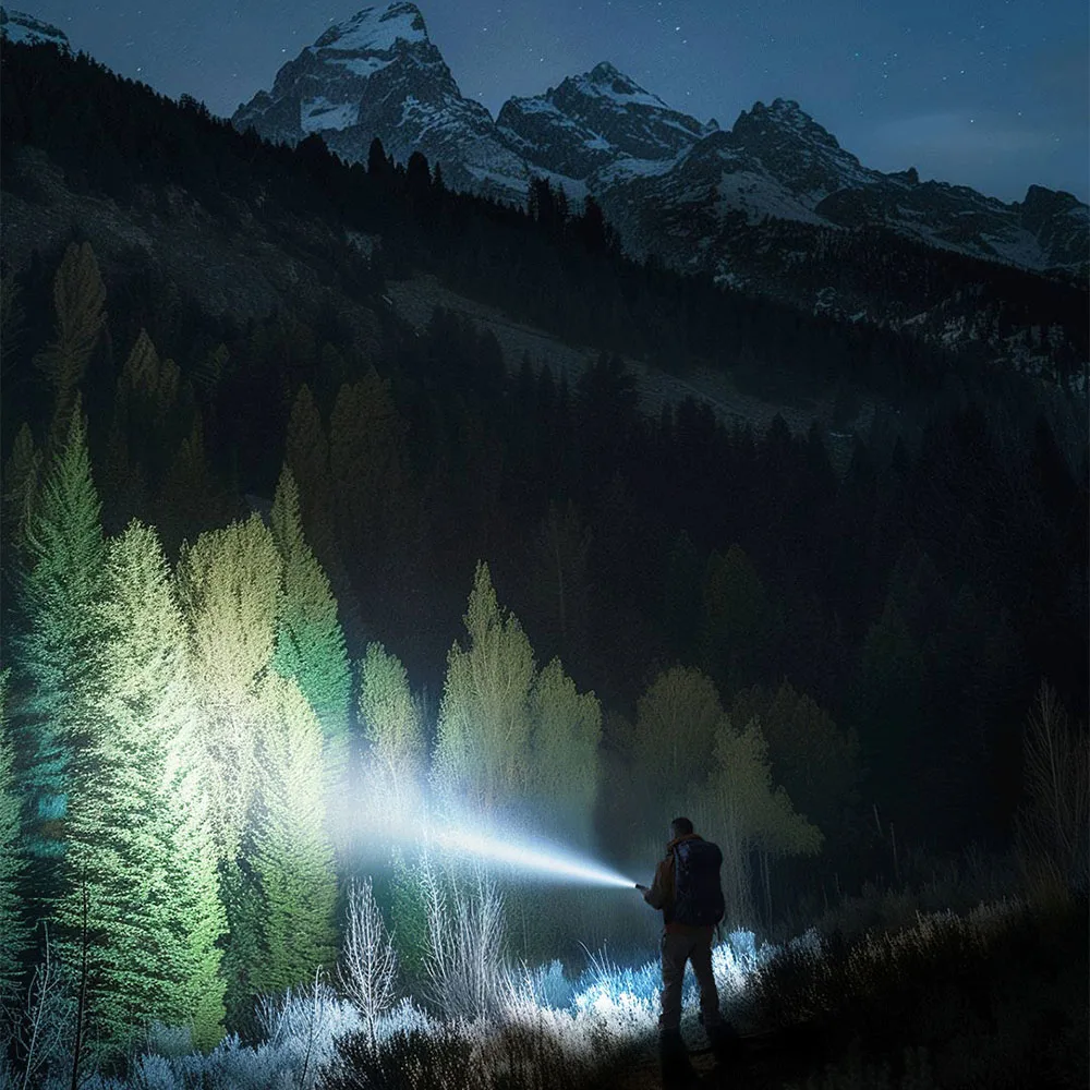 Xiaomi Mijia Smart Outdoors Led Flashlight Multifunctional Portable Car Cutter Strong Variable Lights Powerbank Type-C