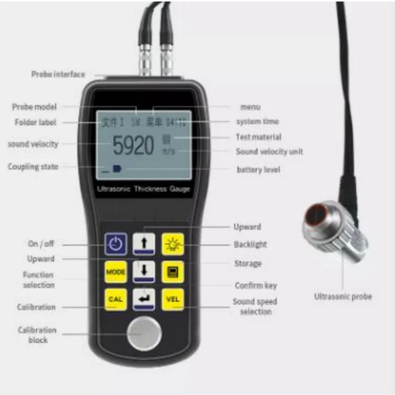 3Q Buy Ultrasonic Thickness Gauge 1-250mm Price