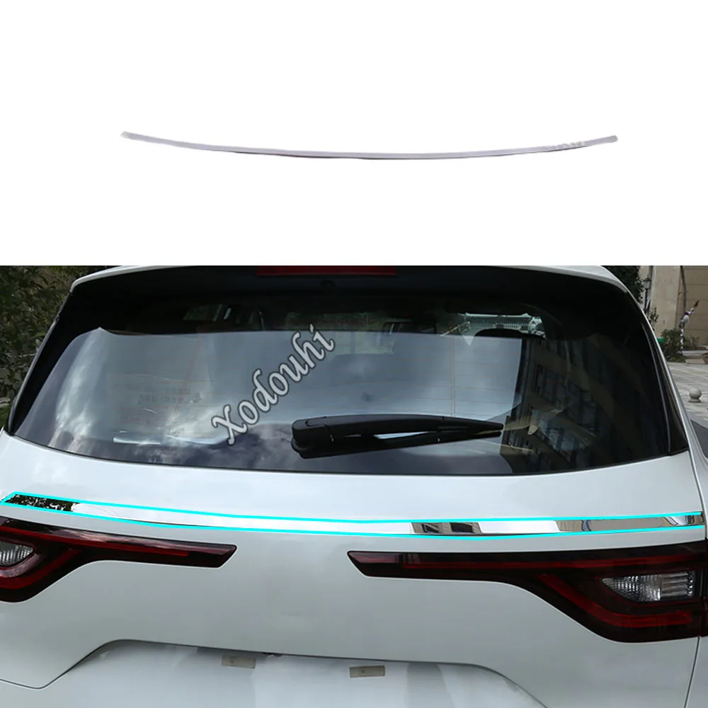 

For Renault Koleos 2017 2018 2019 2020 2021 Car Trunk Styling Cover Stainless Steel Rear Door Tailgate Frame Plate Trim Stick