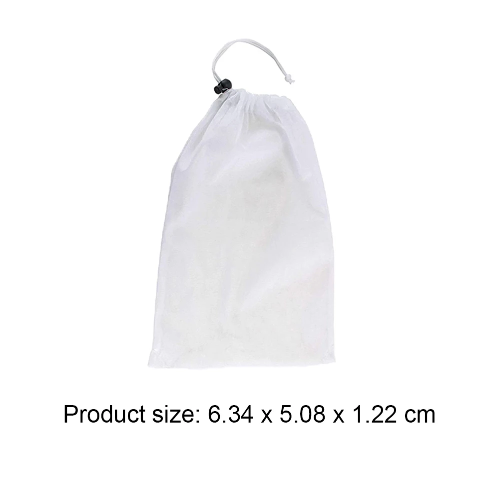 Bolsa de succión para aspiradora de piscina, bolsa de malla fina de plástico OPP para fuente, limpiador de hojas, 1-10 piezas