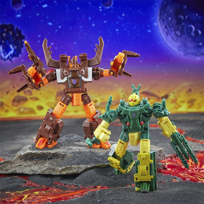 Hasbro Transformers Legacy United Doom'n Destruction Collection 3-Pack Chop Shop Barrage Original Action Figure Model Toy Gift