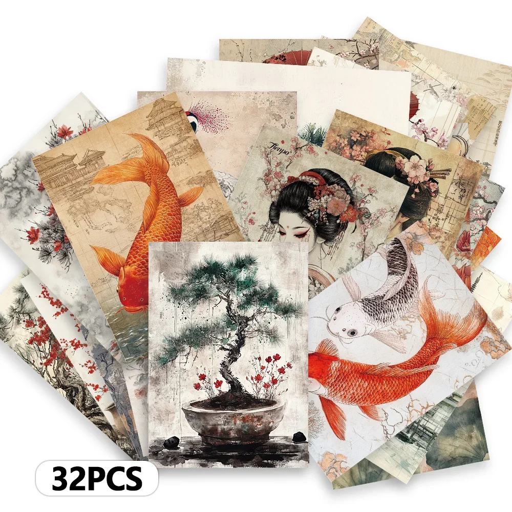 

32pcs, Japanese beauty, postcards, decoration/greeting cards/postcards, high-definition printing, collectible and mailable
