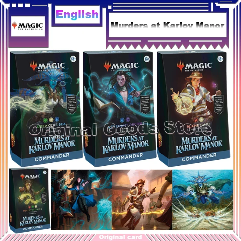 

Original Magic The Gathering Murders at Karlov Manor Card English Commander Deck Bundle Collection Trading Cards Children Gift