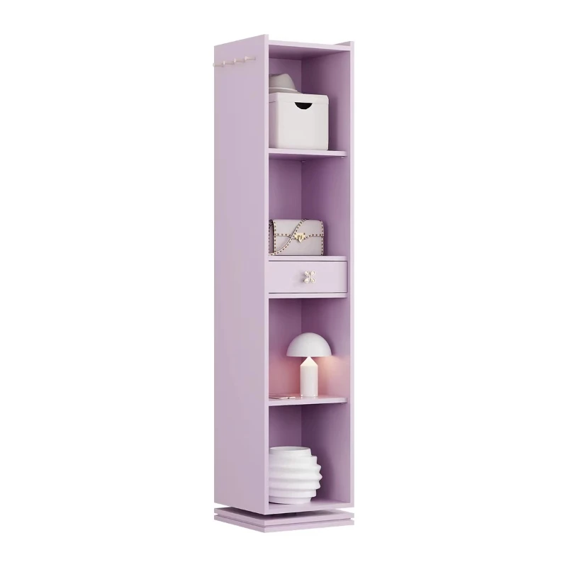 

Floor-to-ceiling rotating full-length mirror cabinet household bedroom full-body fitting mirror