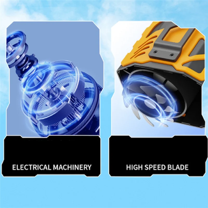 مروحة رقبة محمولة - طراز كوري، شحن USB، تشغيل هادئ مع شاشة رقمية، مروحة خصر صغيرة للاستخدام الخارجي - A77G