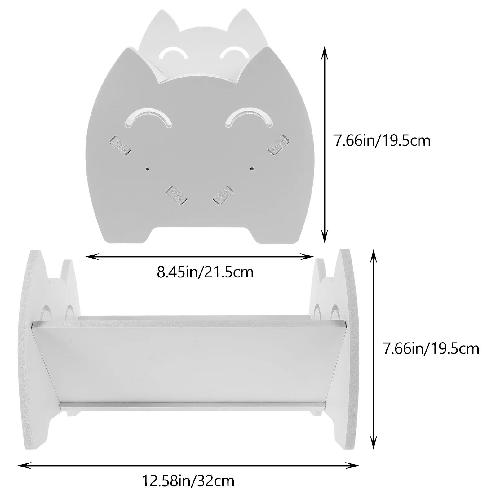 

Bookshelf Tabletop Countertop Bookcase Magazine for Kids Desk Storage Convenient Rack Stand Small Work