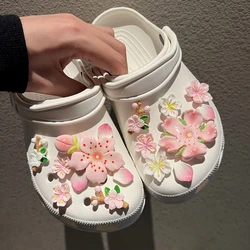 2024 Hot Fashion Charms for Creative Branches and Flowers Clogs Shoe Buckle Cute Shoes Accessories Decoration for Girls Gift