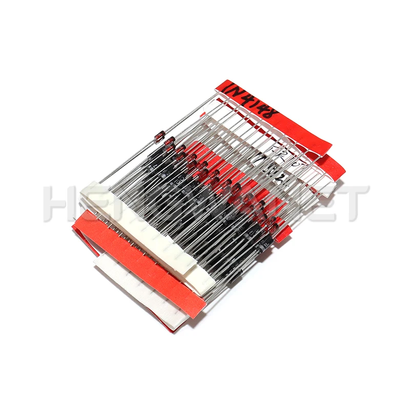 100PCS 8Values Diode Electronic Component Kit Fast Switching Schottky set 1N4148 1N4007 1N5819 1N5399 1N5408 1N5822 FR107 FR207