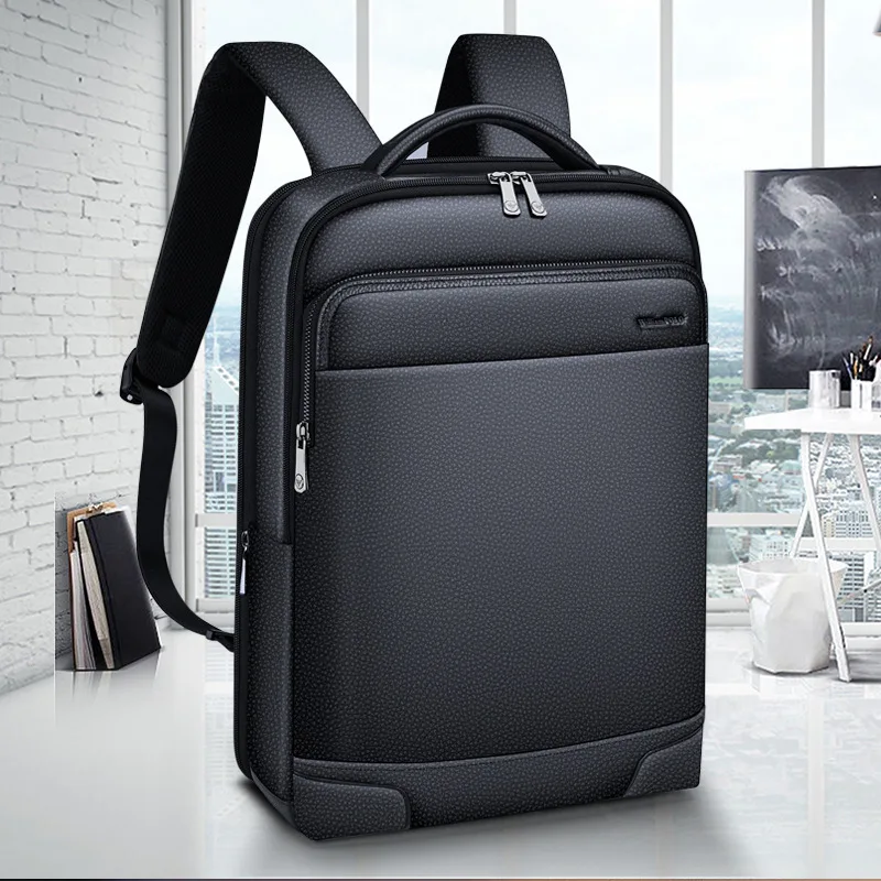 

Men's High-end Business Backpack Genuine Leather Simple Business Large Capacity Fashion Travel Men's Backpack Laptop Bag For Men