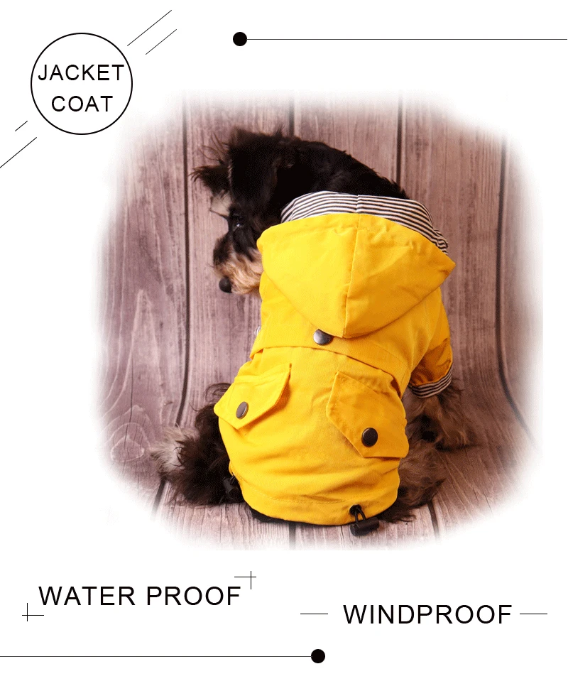 Große Hundekleidung, wasserdichter Hunderegenmantel, winddichte Haustierjacke, Labrador-Mantel mit französischer Bulldogge, Winter, warm, für alle Hunderassen – Detail 1