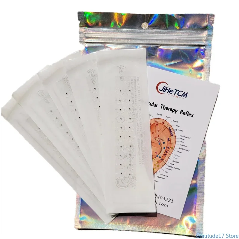 

Titanium Breathable Medical Grade Weight Loss Beauty Anti Allergy Ear Seeds Ear Acupoint Pressure Stimulation Sticker Ear Seeds